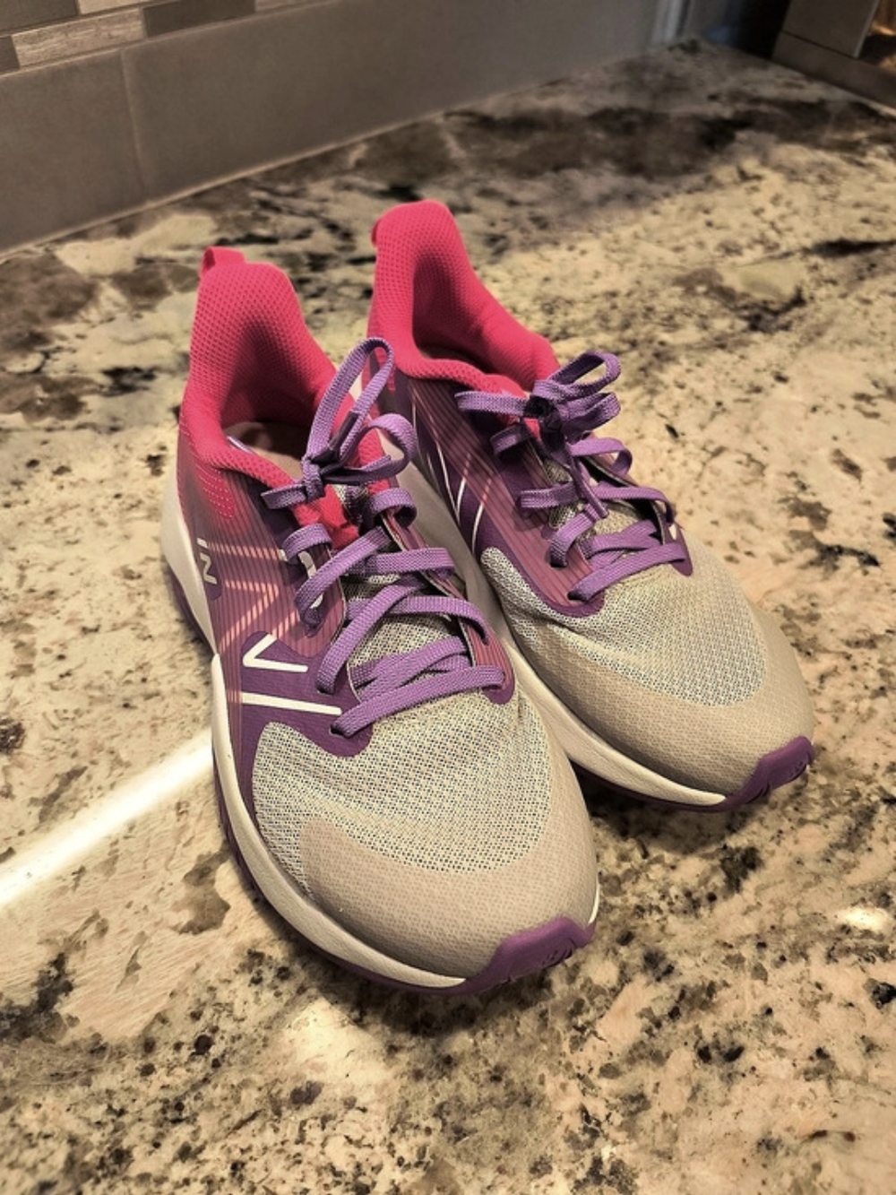 New Balance Girls Athletic Shoes in Pink & Purple